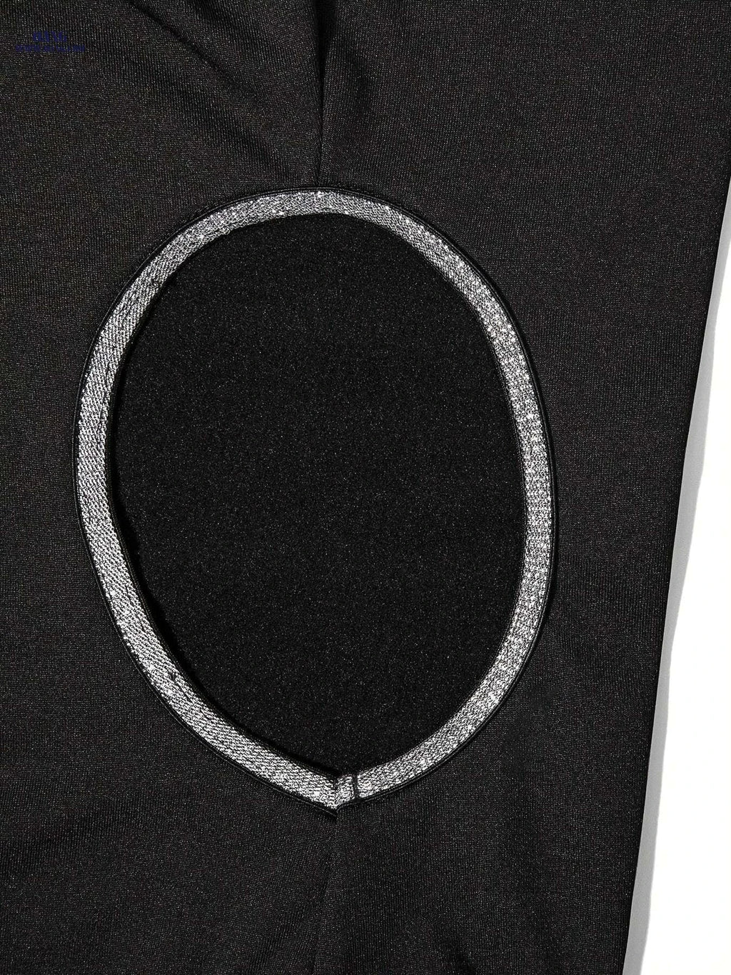 Women's Sexy One Sleeve Bodysuit - Rhinestone Detail, Mid Elasticity   OAXG Black / XS