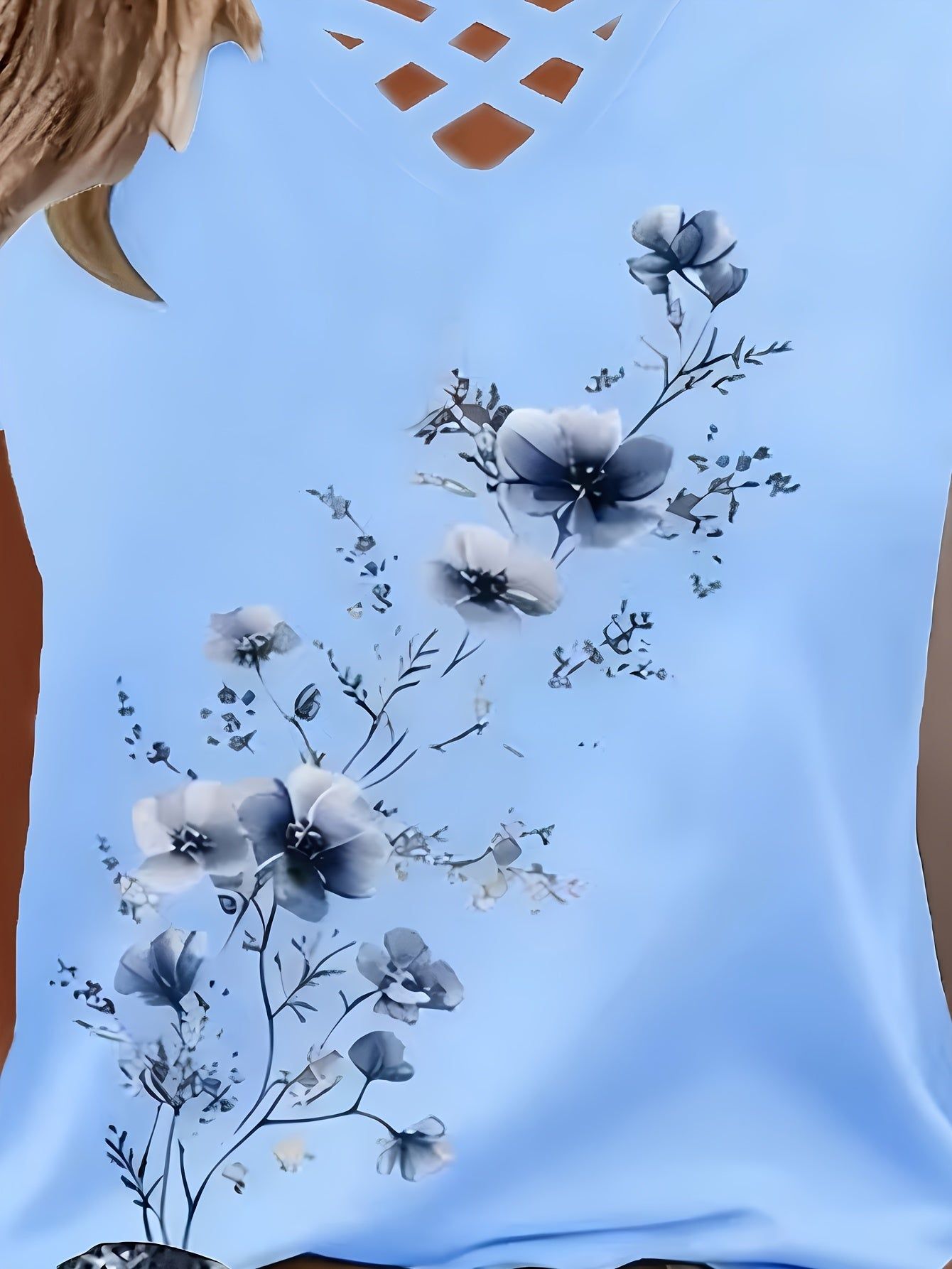 Women's Short-sleeve Printed T-shirt Summer Top   OAXG Mixed colors / S