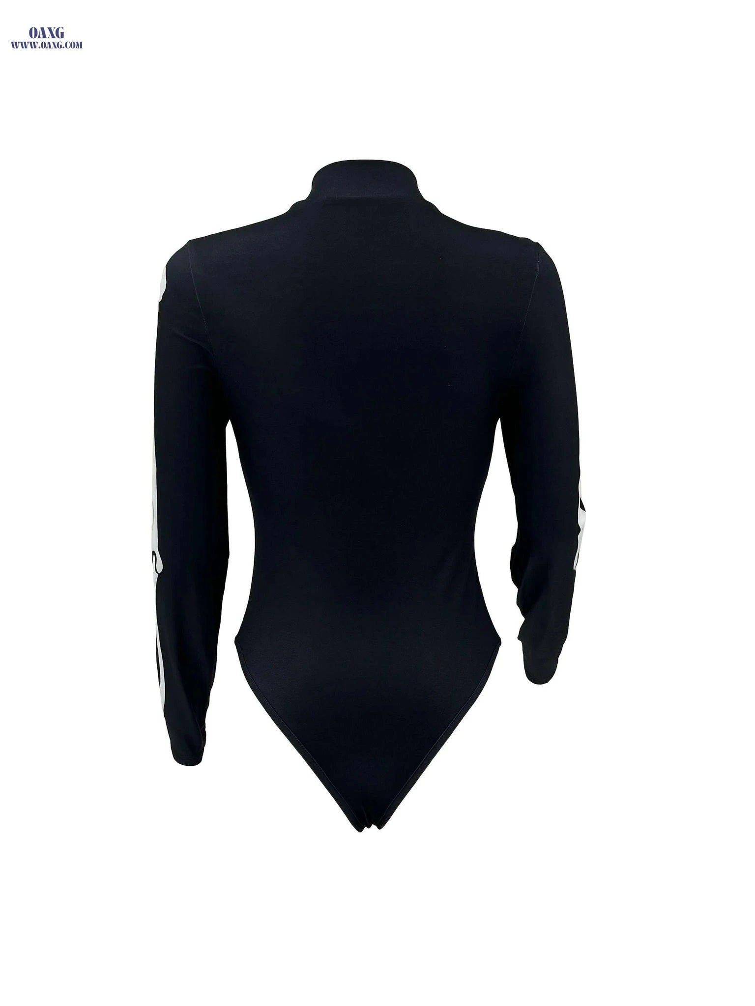 Women's Slim-Fit Bodysuit Top - Vintage Geometric Spring/Summer   OAXG 