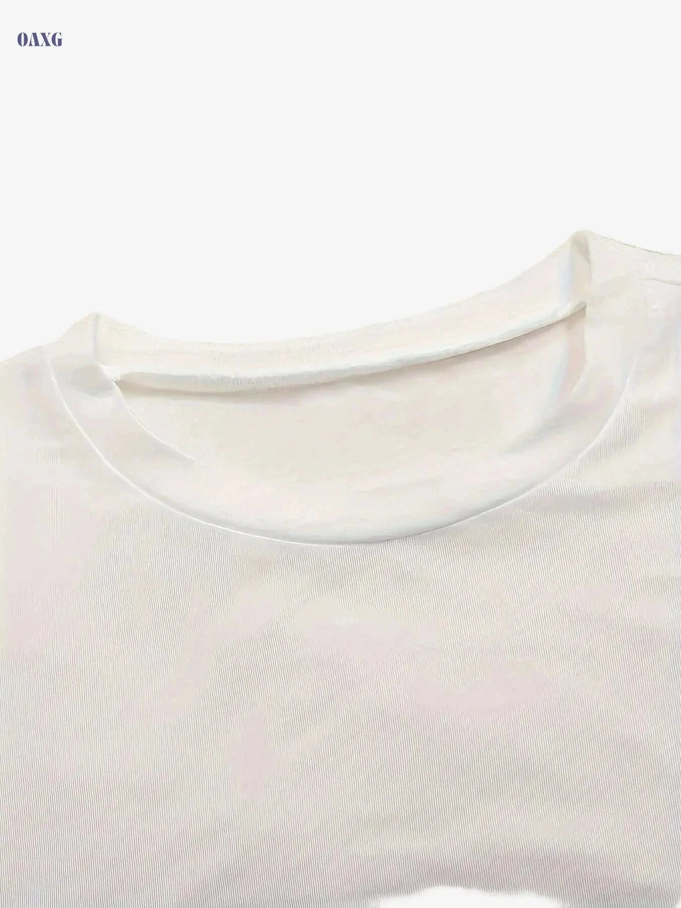 Women's Slim Fit Long Sleeve T-Shirt - Stretchy Casual Top for All Seasons   OAXG 