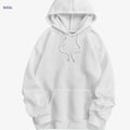 Women's Solid Color Long Sleeve Hoodie - Casual Pullover with Pocket   OAXG 