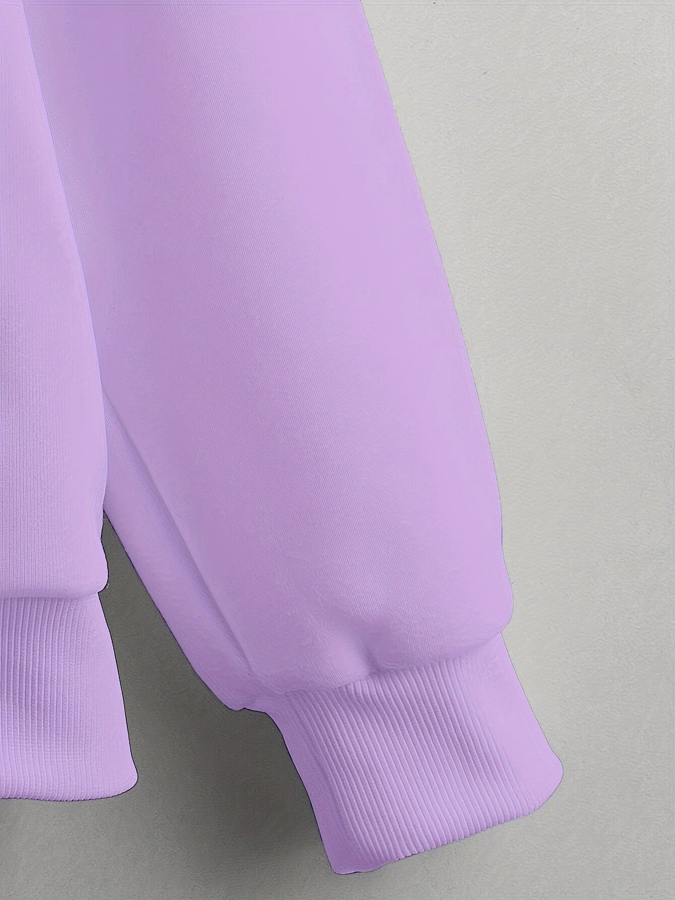 Women's Solid Color Zipper Hoodie - Fleece Casual Sports Top   OAXG Light Purple / S