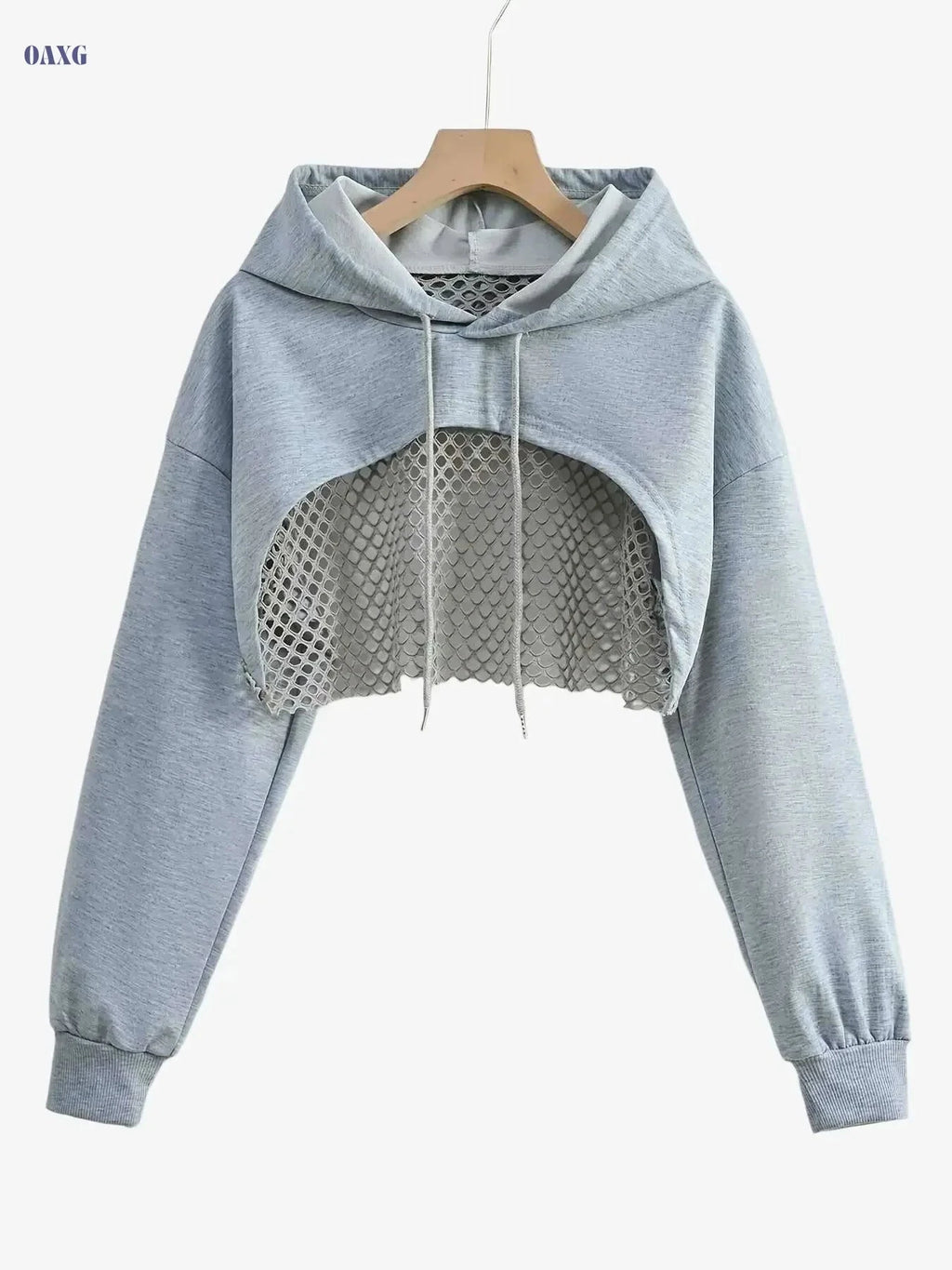 Women's Stylish Hooded Sweatshirt - Trendy Solid Color Casual Jacket   OAXG 