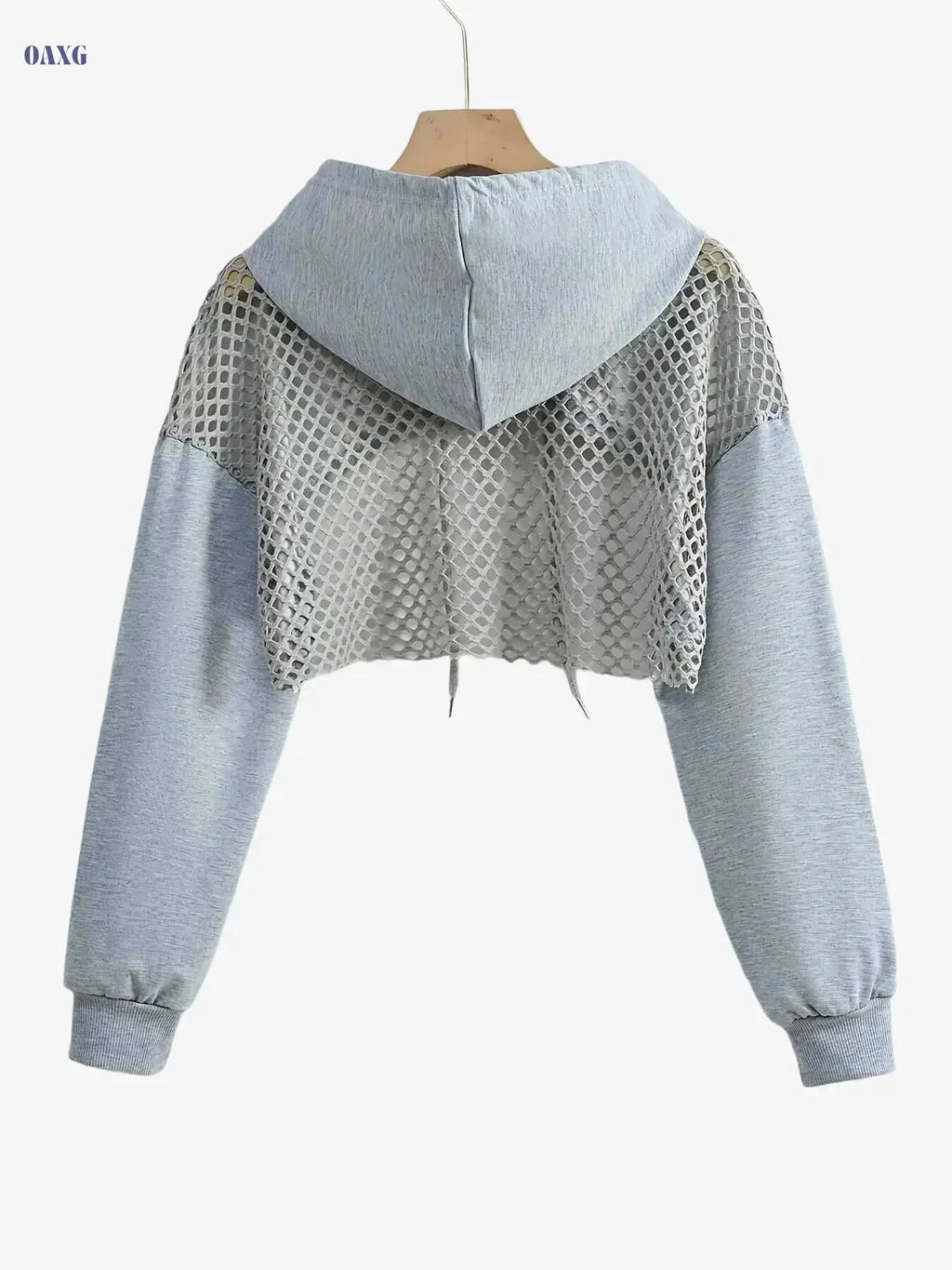 Women's Stylish Hooded Sweatshirt - Trendy Solid Color Casual Jacket   OAXG White / XS