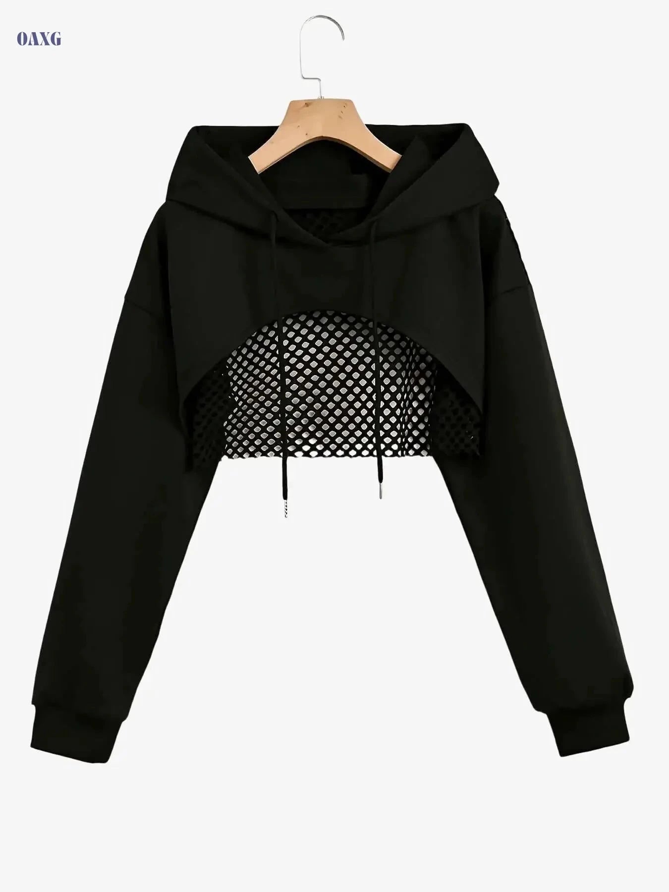 Women's Stylish Hooded Sweatshirt - Trendy Solid Color Casual Jacket   OAXG White / XS