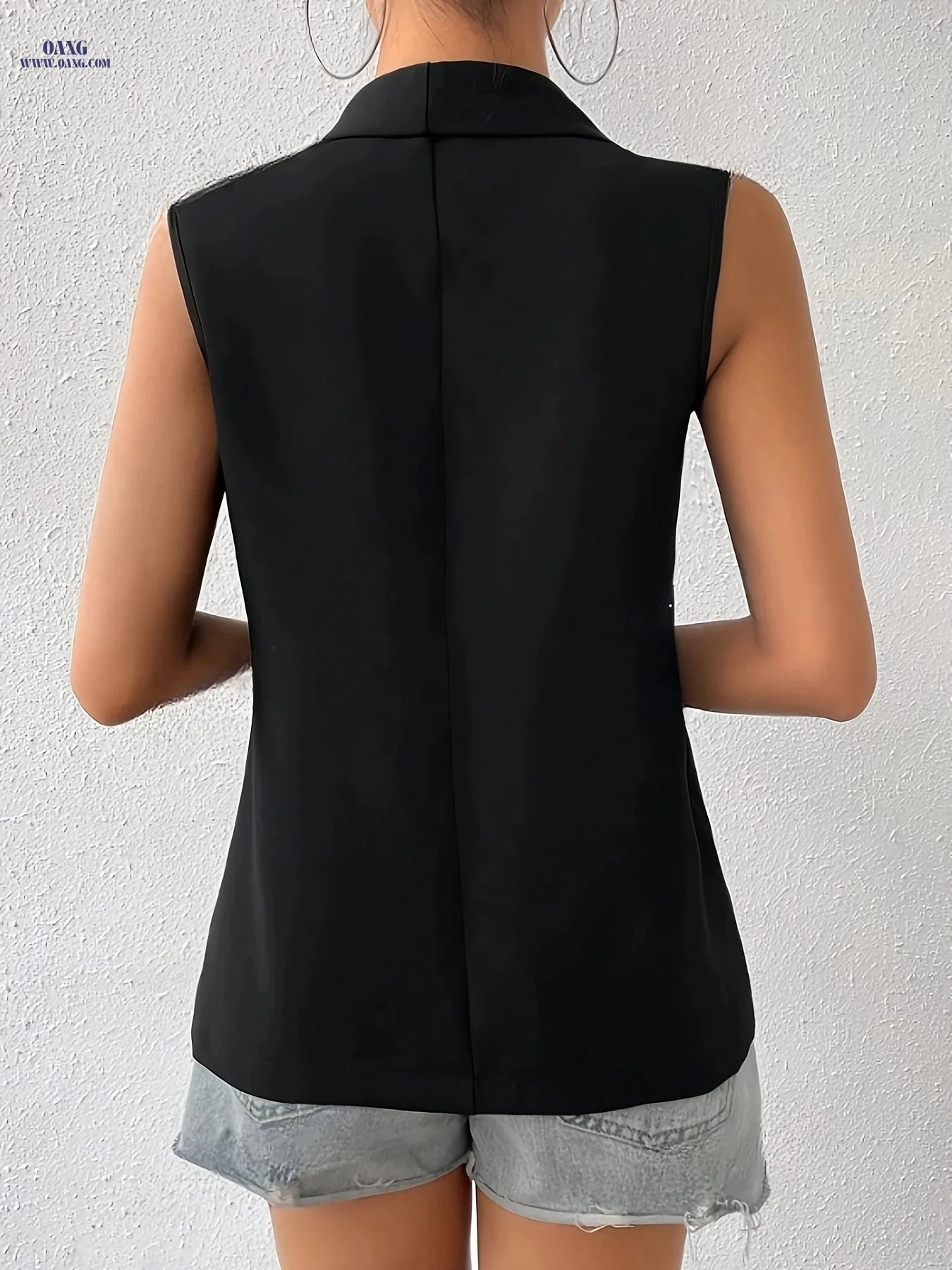 Women's Stylish Spring Summer Suit Vest - Casual Loose Fit   OAXG 