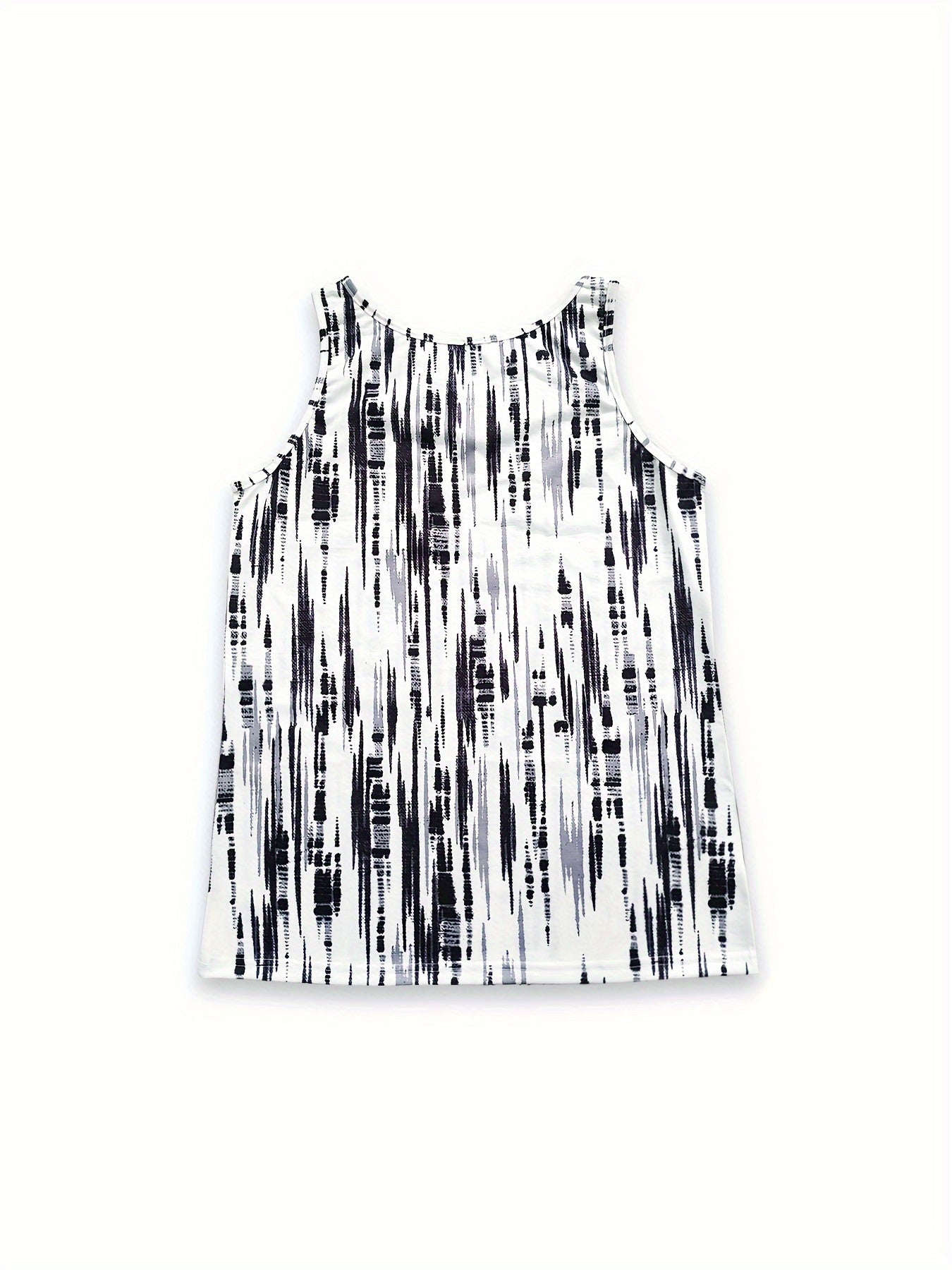 Women's Stylish Summer Tank Top - Casual All Over Print Design   OAXG Mixed Color / S