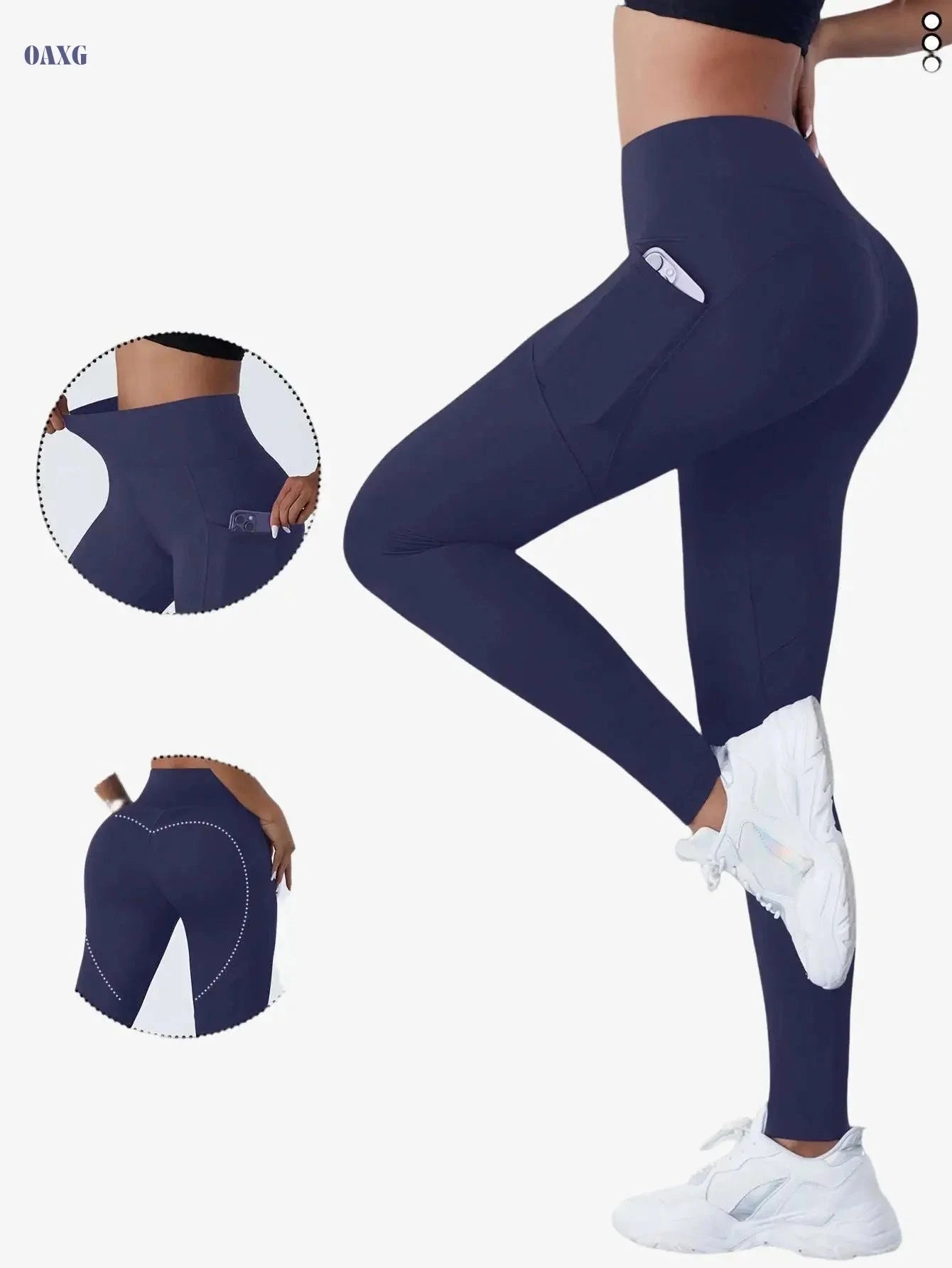 Women's Stylish Yoga Pants - Comfortable Tummy Control Leggings   OAXG 