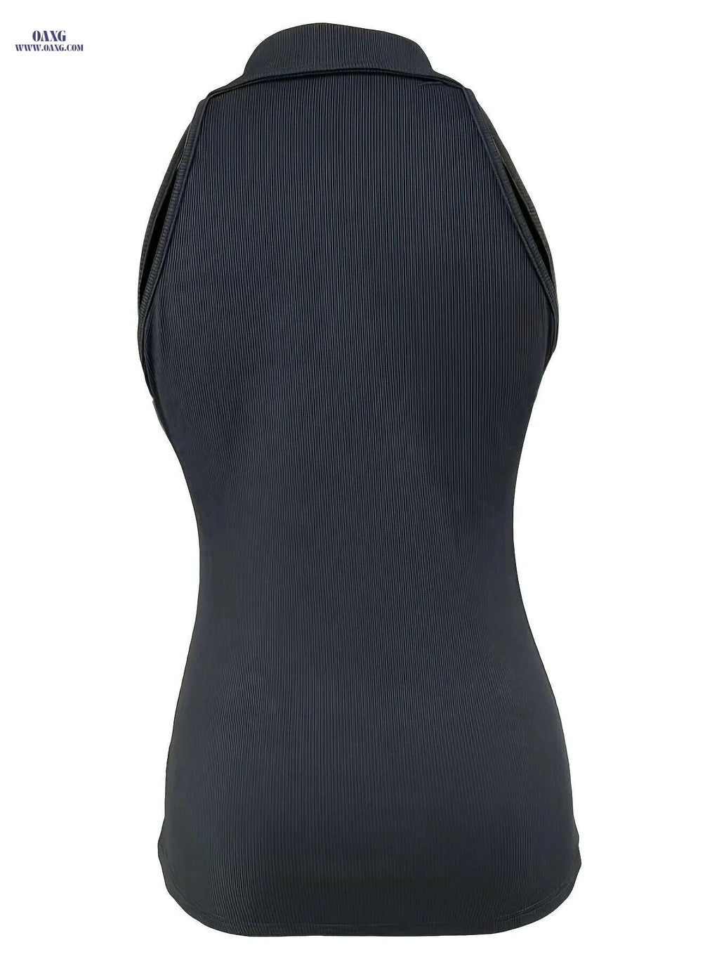Women's Summer Slim-Fit Zip-Front T-Shirt - Casual & Dressy Style   OAXG 