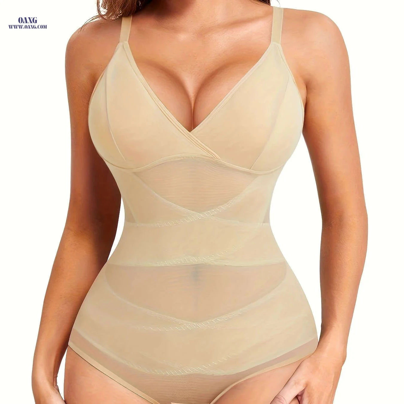 Women's Tummy Control Bodysuit - Butt Lifting Compression Suit   OAXG Bright Pink Color / L