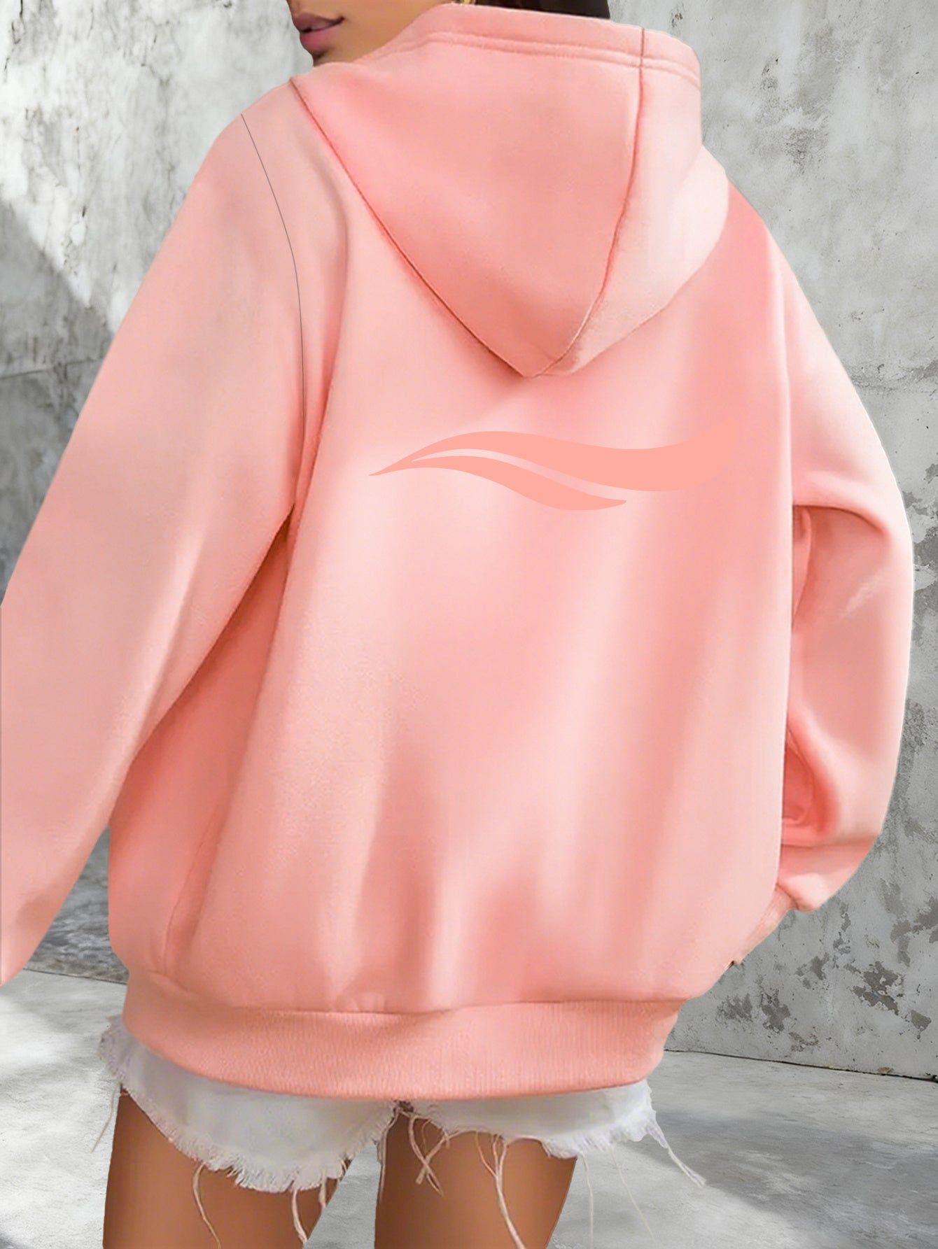 Y2K Casual Style Zip-Up Hoodie with Hat - Fashionable And Comfortable Zip-Up Jacket with Pockets, Elegant Casual Sexy Style, And, Suitable for Spring Summer Autumn Winter Daily Festive Travel Women'S Clothing One-Piece Women'S Clothing Women'S