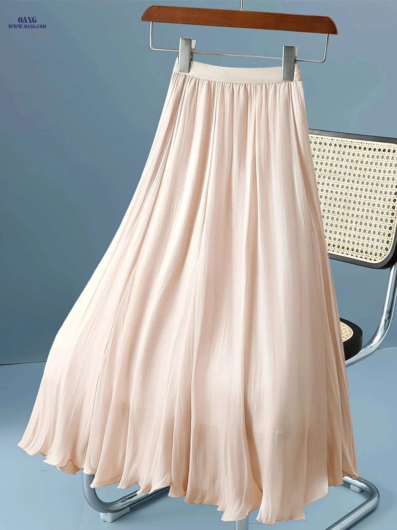 Yenaise Elegant MIDIA Line Dress - Perfect for Spring and Summer   OAXG Pink / S